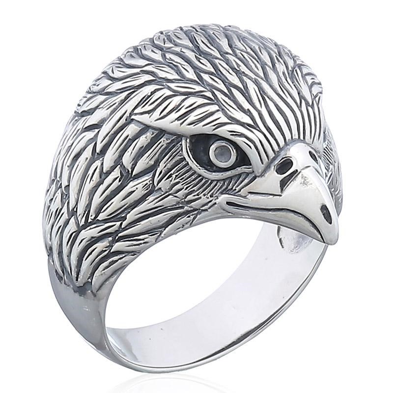 Eagle Sterling Silver Ring 15 Awesome Mens Sterling Silver Rings - 14