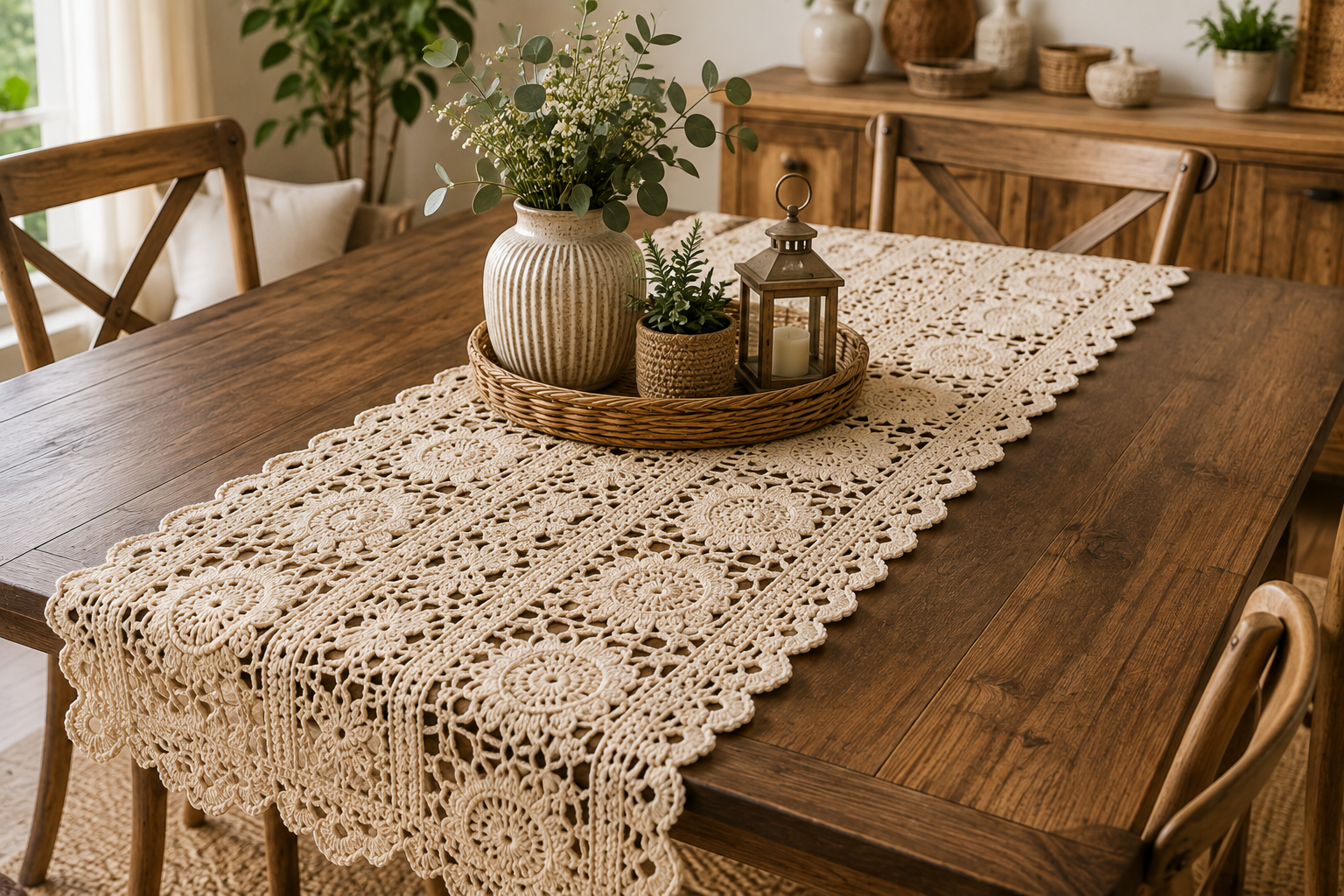 Stunning Crochet Patterns To Decorate Your Home & Make Accessories 7 Elegant Crochet Table Runner Stunning Crochet Patterns To Decorate Your Home & Make Accessories - 7 crochet patterns