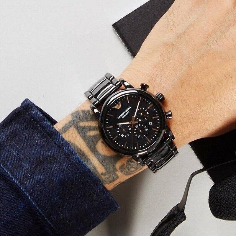Emporio Armani Ceramic Chronograph 14 Most Stylish Armani Watches For Men - 11