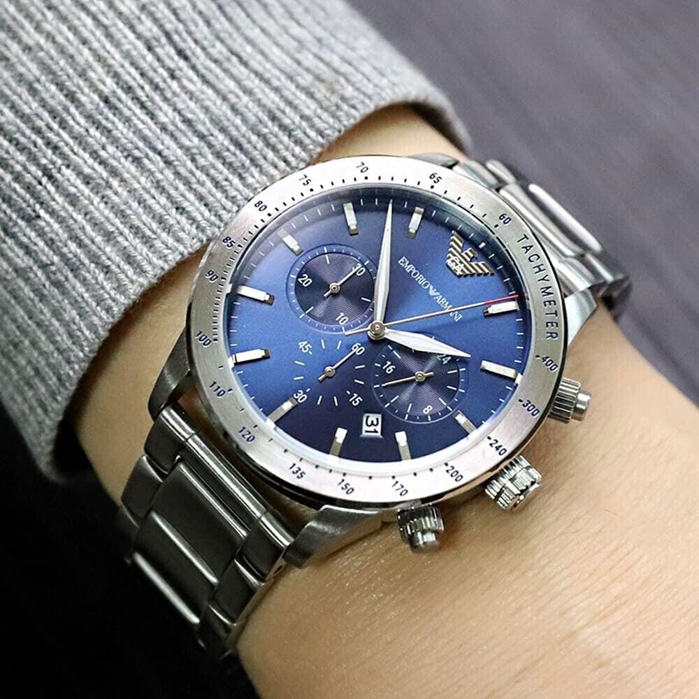 Emporio Armani Mario Chronograph 14 Most Stylish Armani Watches For Men - 6