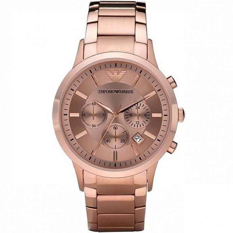 Emporio Armani Rose Gold Chronograph 14 Most Stylish Armani Watches For Men - 16
