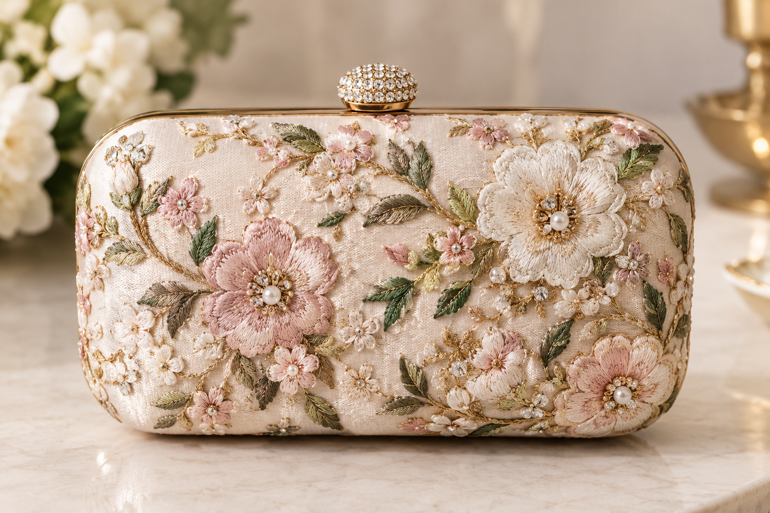 15 Fabulous & Elegant Evening Handbags and Purses 17 Floral Embroidered Evening Clutch 1 15 Fabulous & Elegant Evening Handbags and Purses - 17 evening handbags and purses
