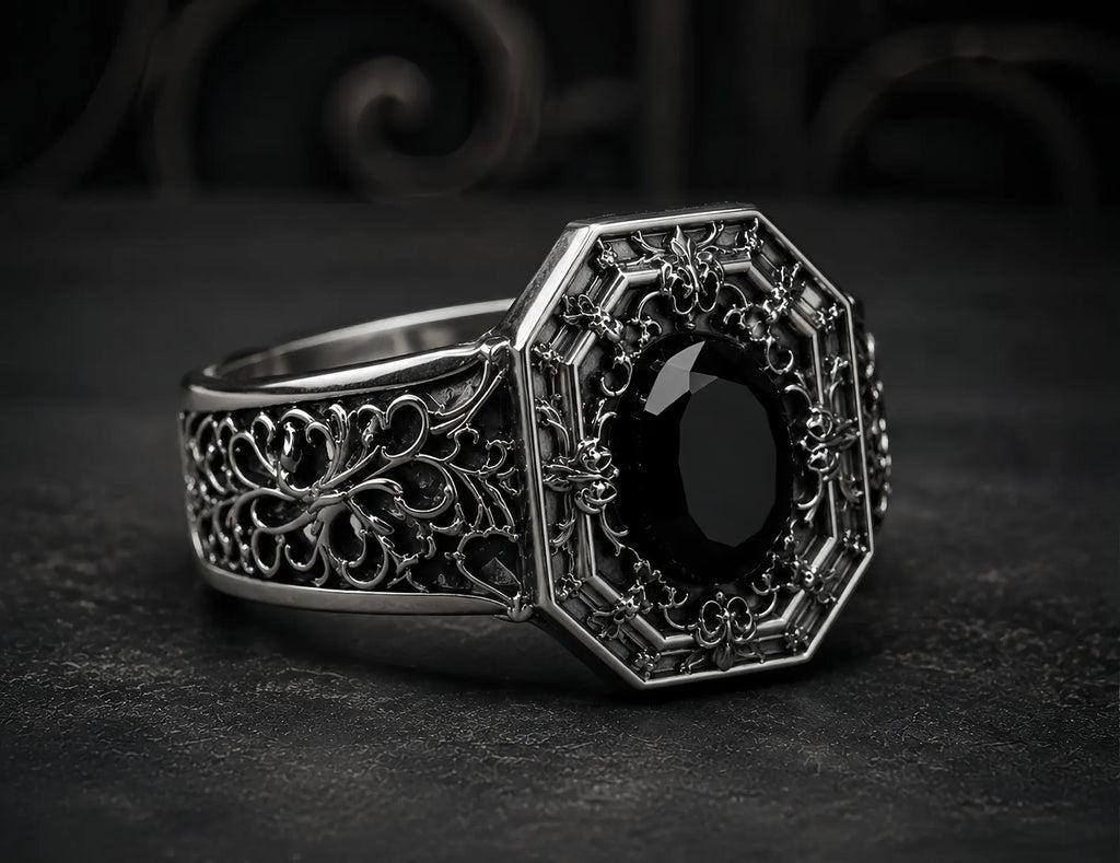 Gothic Sterling Silver Ring 15 Awesome Mens Sterling Silver Rings - 16