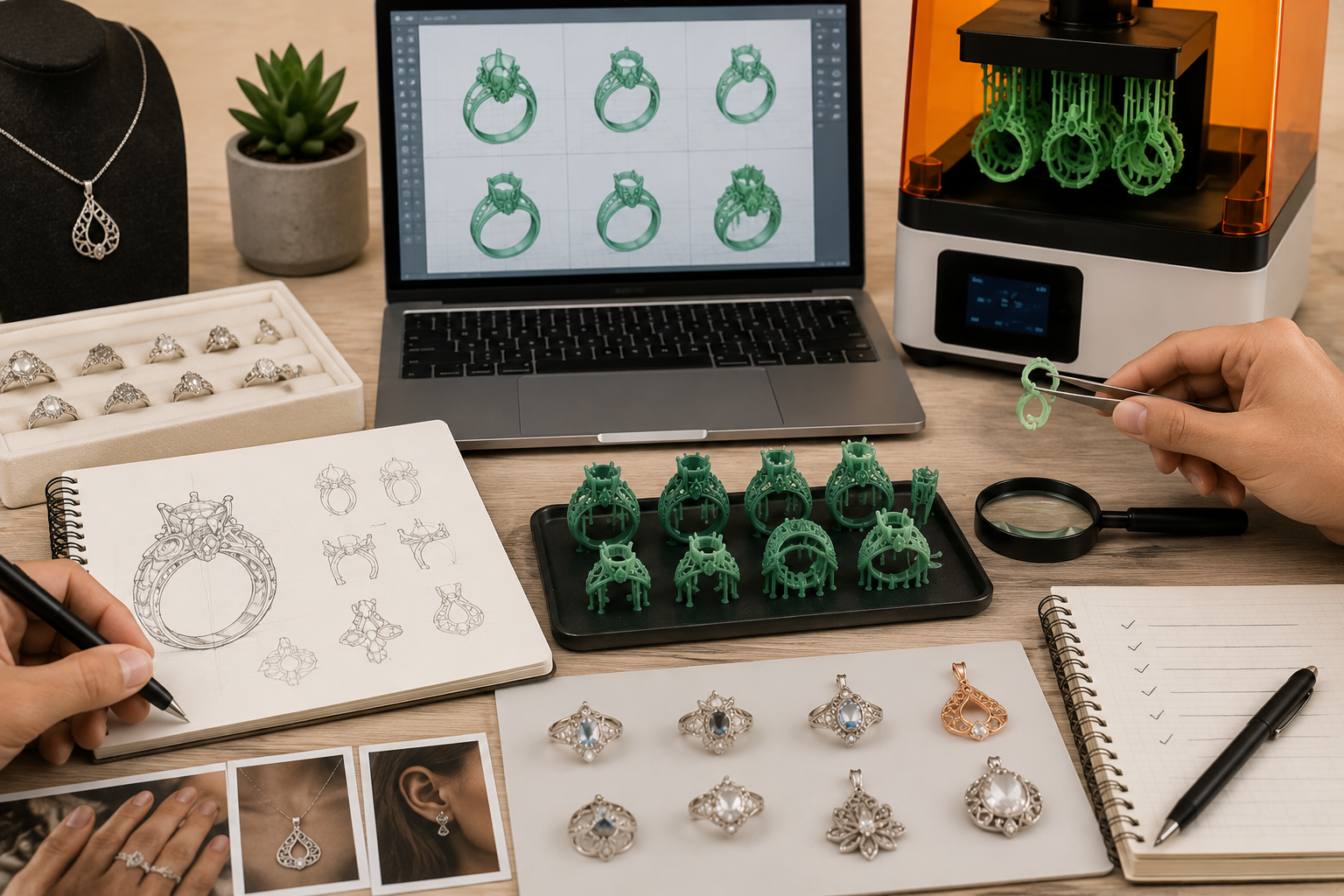15 Coolest 3D Printed Jewelry Designs 4 How We Selected These Cool 3D Printed Jewelry Designs 15 Coolest 3D Printed Jewelry Designs - 4