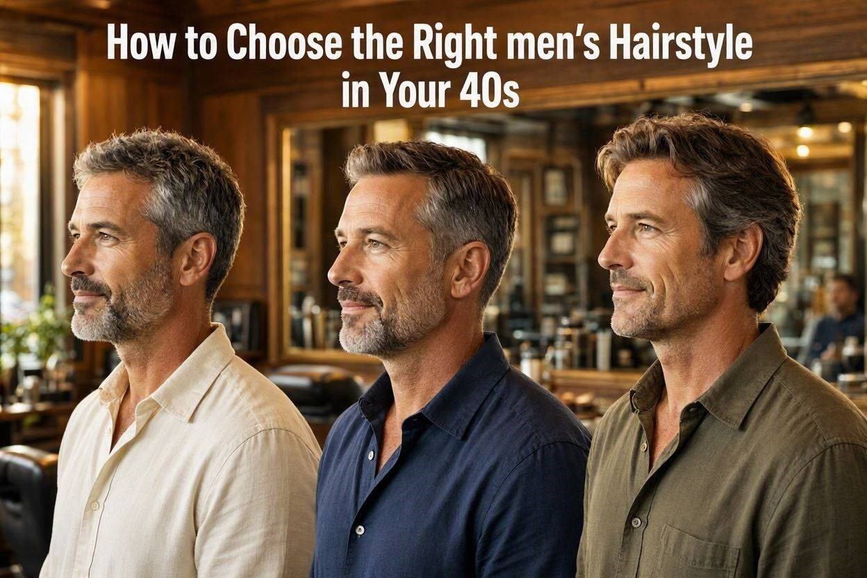 8 Fashionable Hairstyles For Every Man In His 40's 3 How to Choose the Right mens Hairstyle in Your 40s 8 Fashionable Hairstyles For Every Man In His 40's - 3