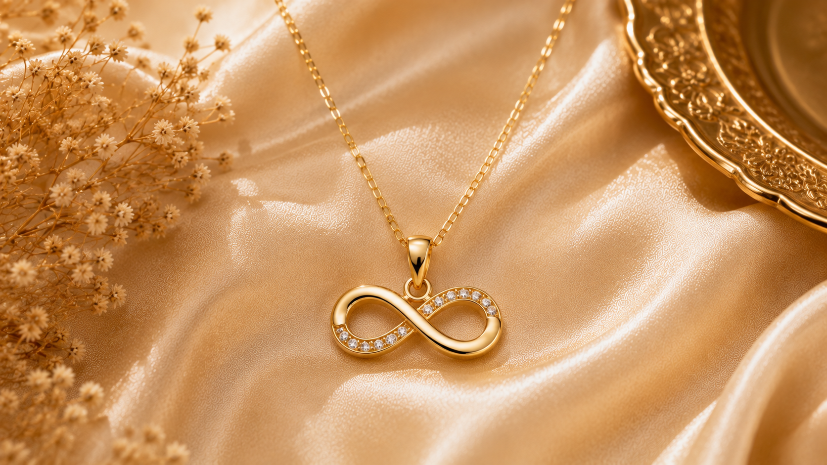 The 17 Most Popular Gold Pendant Designs For Women 14 Infinity Gold Pendant The 17 Most Popular Gold Pendant Designs For Women - 13
