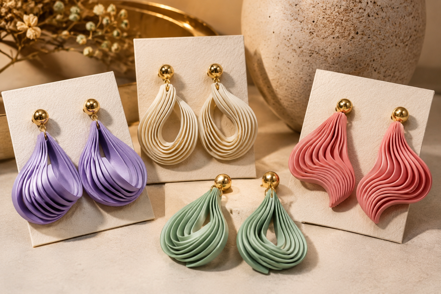 15 Coolest 3D Printed Jewelry Designs 18 Layered 3D Printed Earrings 15 Coolest 3D Printed Jewelry Designs - 18