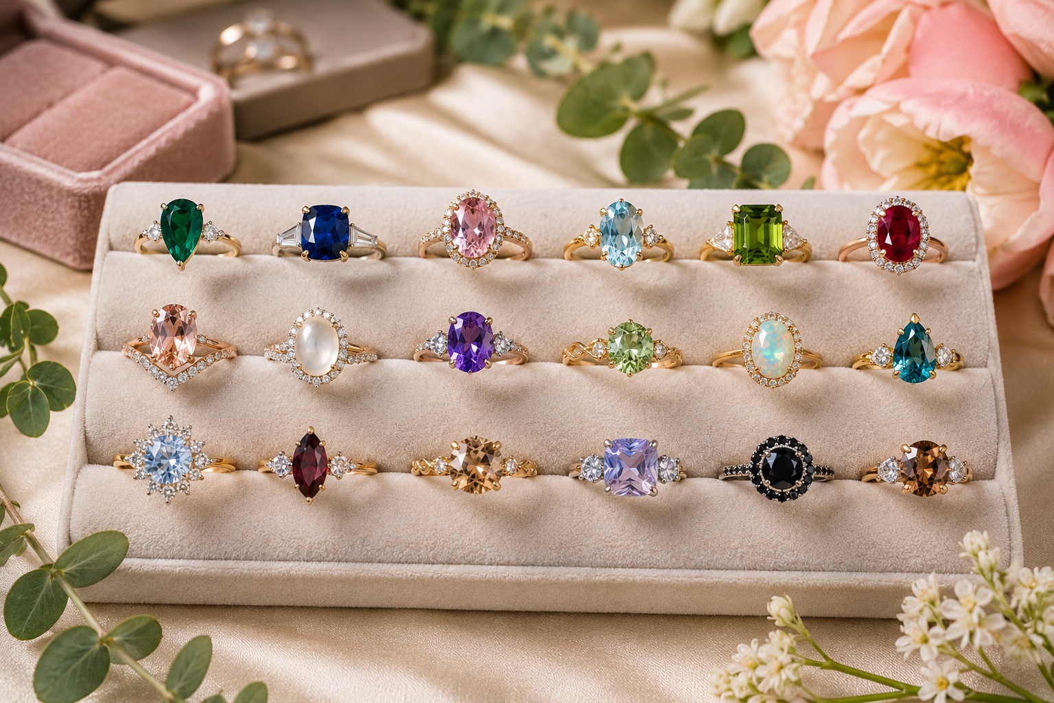 Top 10 Non-Diamond Engagement Ring Types for a More Unique Proposal 2 Non Diamond Engagement Ring Types for a More Unique Proposal 1 Top 10 Non-Diamond Engagement Ring Types for a More Unique Proposal - 2