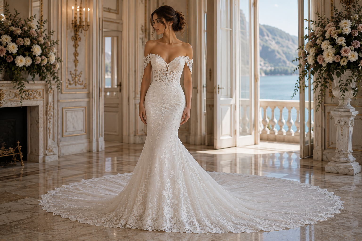 12 Most Flattering Wedding Dresses Brides-to-be Need to See 10 Off the Shoulder Wedding Dress 12 Most Flattering Wedding Dresses Brides-to-be Need to See - 10
