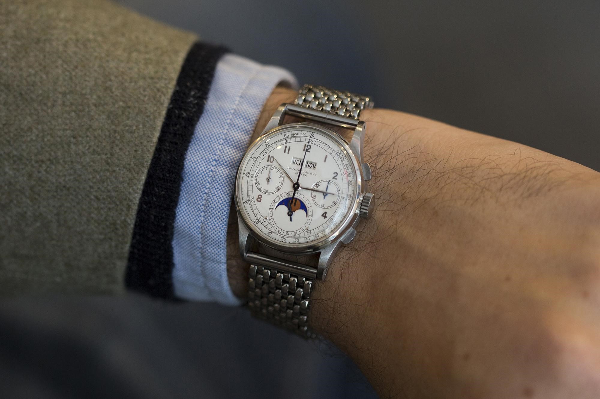 Patek Philippe Ref. 1518 in Stainless Steel 15 Most Expensive Men's Watches in The World - 12