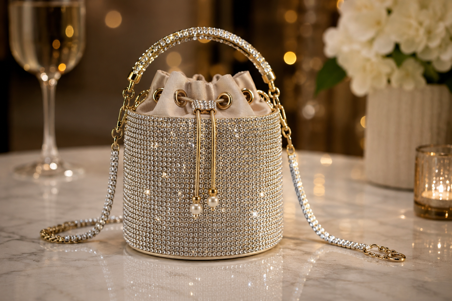 15 Fabulous & Elegant Evening Handbags and Purses 18 Rhinestone Bucket Evening Bag 15 Fabulous & Elegant Evening Handbags and Purses - 18 evening handbags and purses
