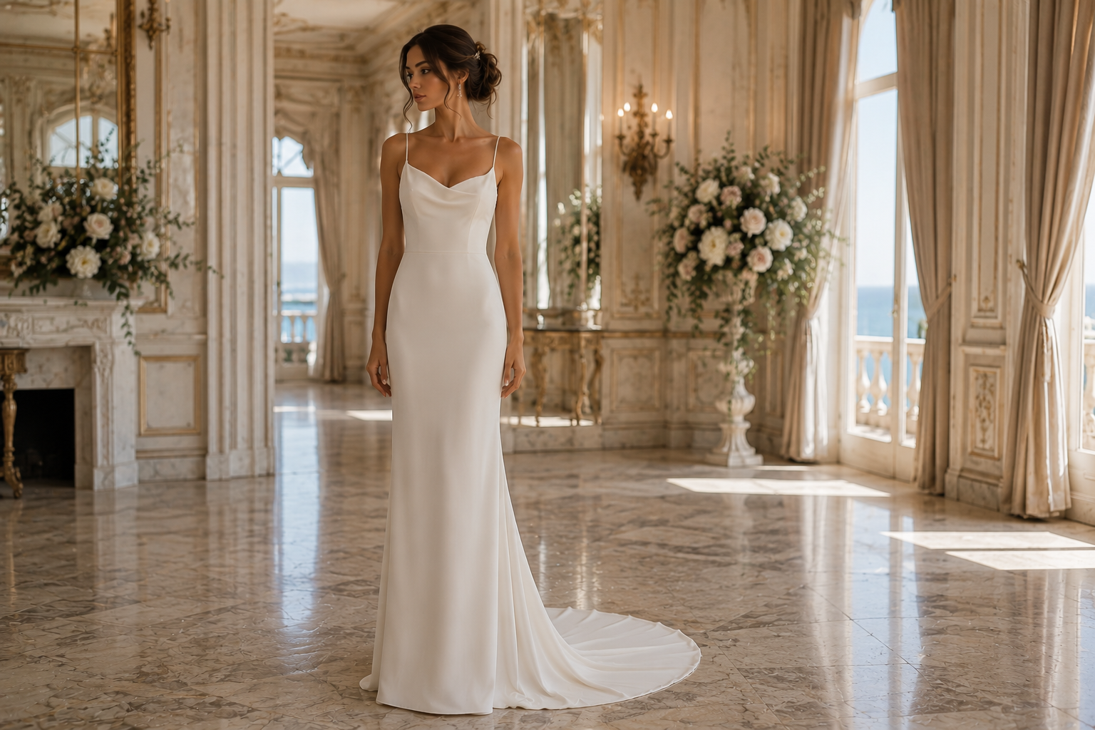 12 Most Flattering Wedding Dresses Brides-to-be Need to See 9 Sheath Wedding Dress 12 Most Flattering Wedding Dresses Brides-to-be Need to See - 9