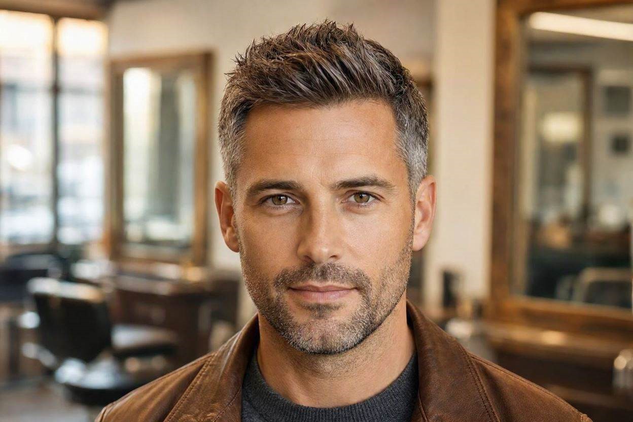 8 Fashionable Hairstyles For Every Man In His 40's 8 Short Quiff 8 Fashionable Hairstyles For Every Man In His 40's - 8