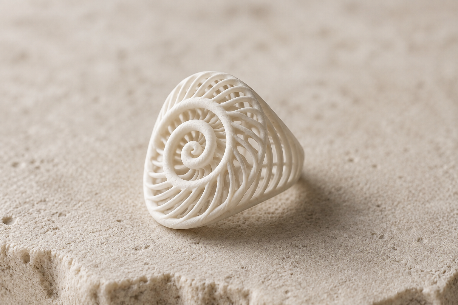 15 Coolest 3D Printed Jewelry Designs 15 Spiral 3D Printed Ring 15 Coolest 3D Printed Jewelry Designs - 15