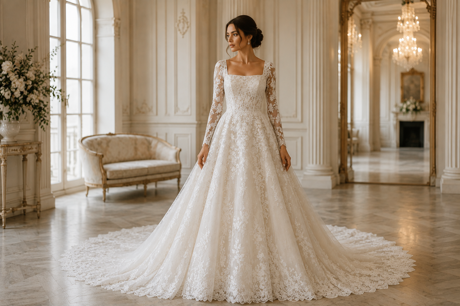 12 Most Flattering Wedding Dresses Brides-to-be Need to See 13 Square Neck Wedding Dress 12 Most Flattering Wedding Dresses Brides-to-be Need to See - 13