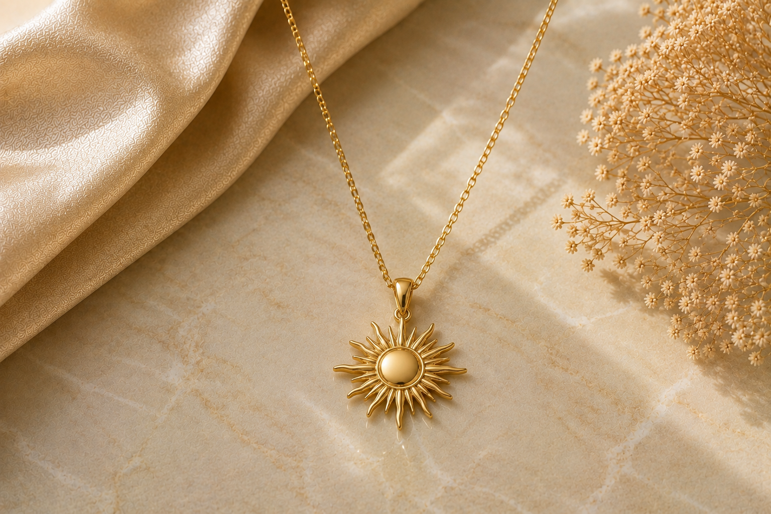 The 17 Most Popular Gold Pendant Designs For Women 13 Sunburst Gold Pendant The 17 Most Popular Gold Pendant Designs For Women - 12