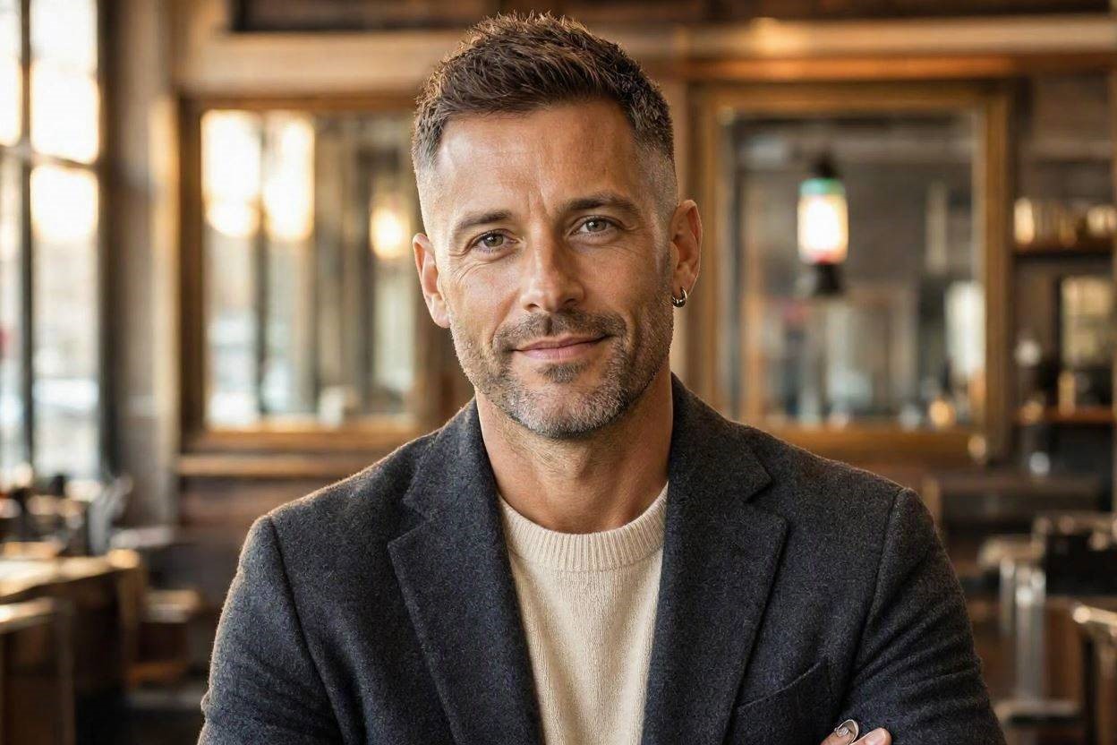 8 Fashionable Hairstyles For Every Man In His 40's 9 Taper Fade with a Textured Top 8 Fashionable Hairstyles For Every Man In His 40's - 9