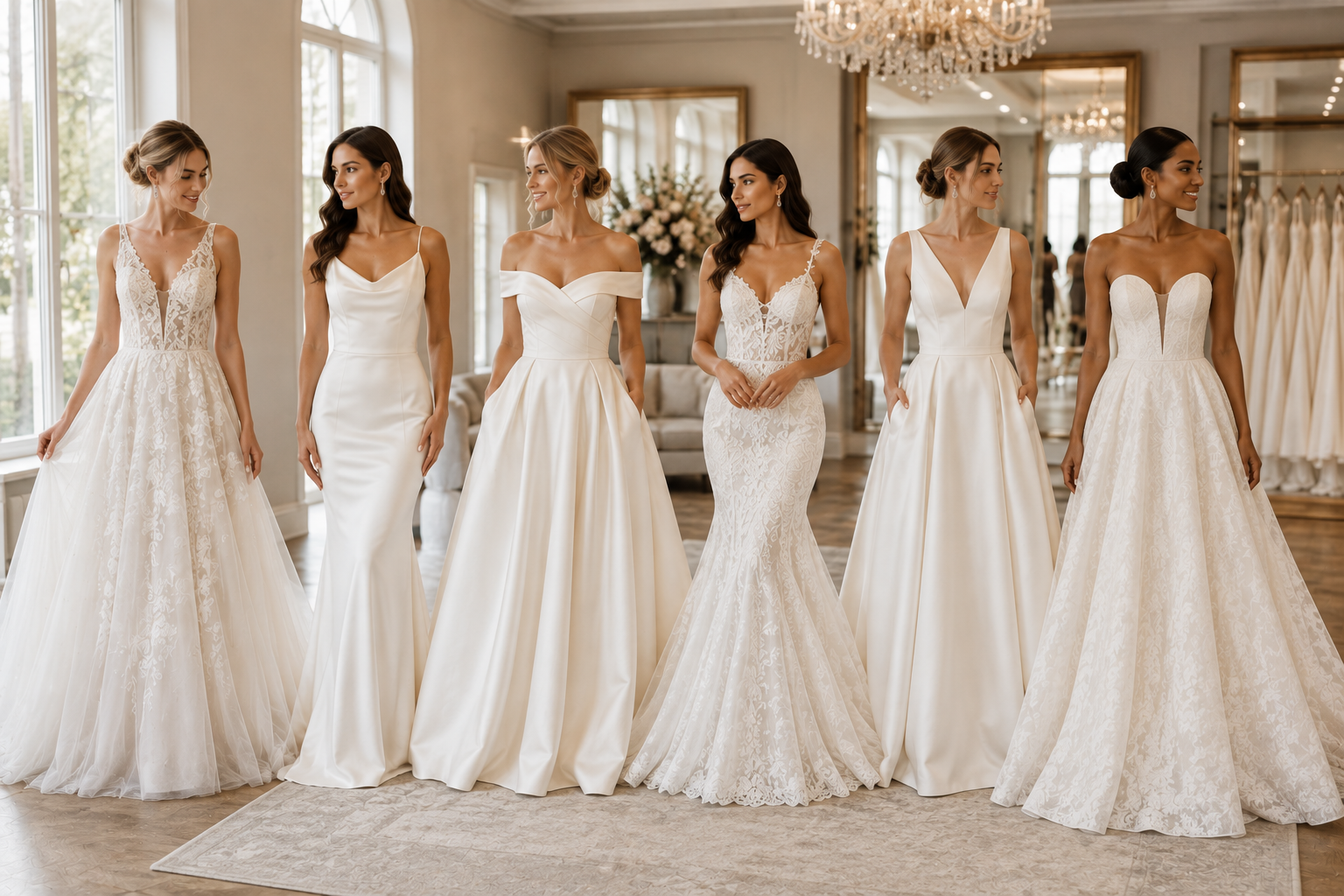 12 Most Flattering Wedding Dresses Brides-to-be Need to See 3 What Makes a Wedding Dress Flattering 12 Most Flattering Wedding Dresses Brides-to-be Need to See - 3
