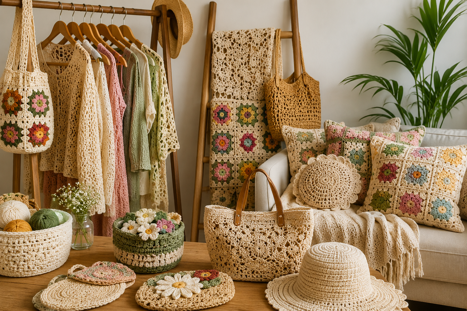 Stunning Crochet Patterns To Decorate Your Home & Make Accessories 2 Why Crochet Is Making a Stylish Comeback in Home Decor and Fashion Stunning Crochet Patterns To Decorate Your Home & Make Accessories - 2 crochet patterns