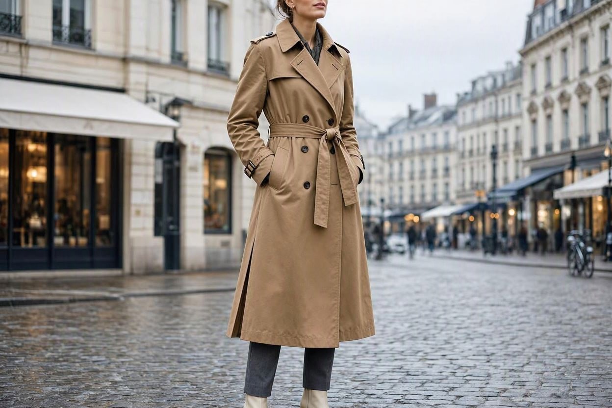 12 Must-Have Wardrobe Pieces Every Woman Over 40 Needs 8 A Classic Trench Coat 1 12 Must-Have Wardrobe Pieces Every Woman Over 40 Needs - 8