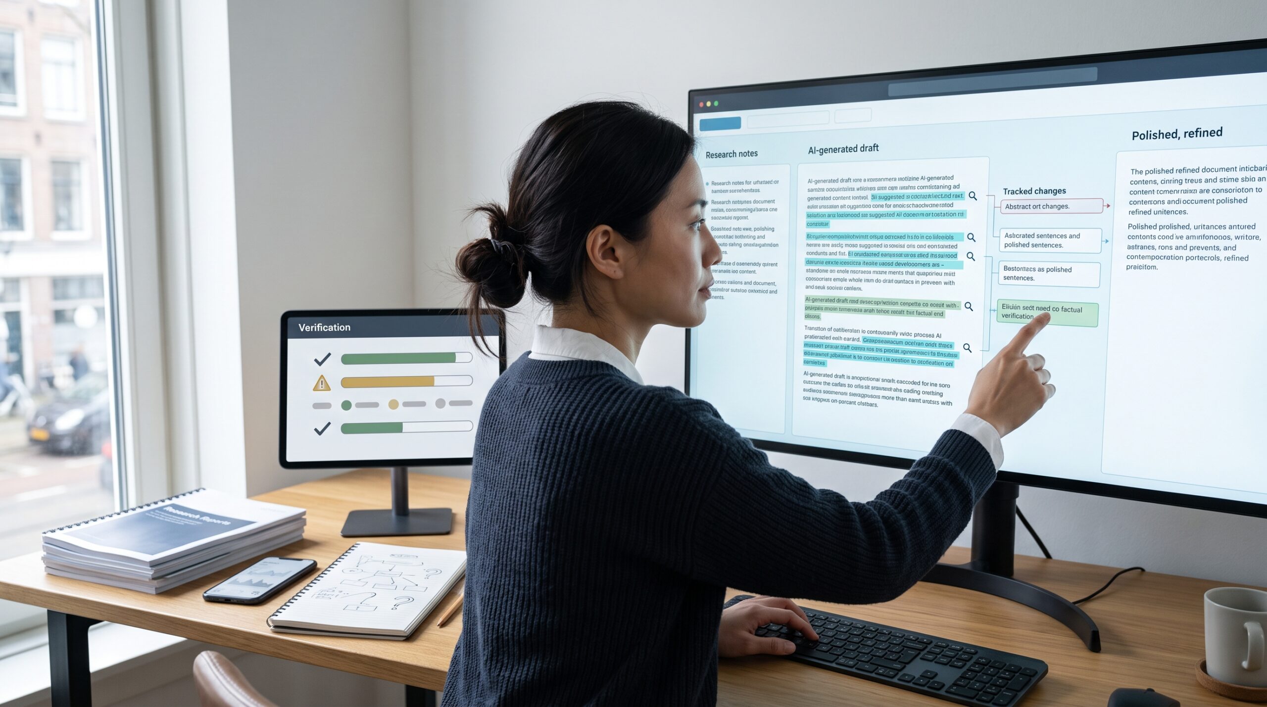 AI Content Workflow: Create, Verify, Edit, Publish