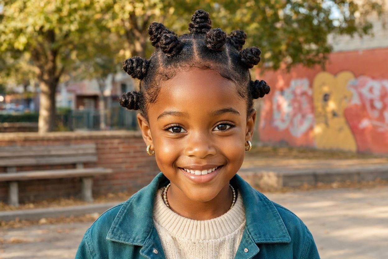 Bantu Knots for a Fun Natural Hairstyle Top 10 Cutest Hairstyles for Black Girls - 9 cute hairstyles for black girls