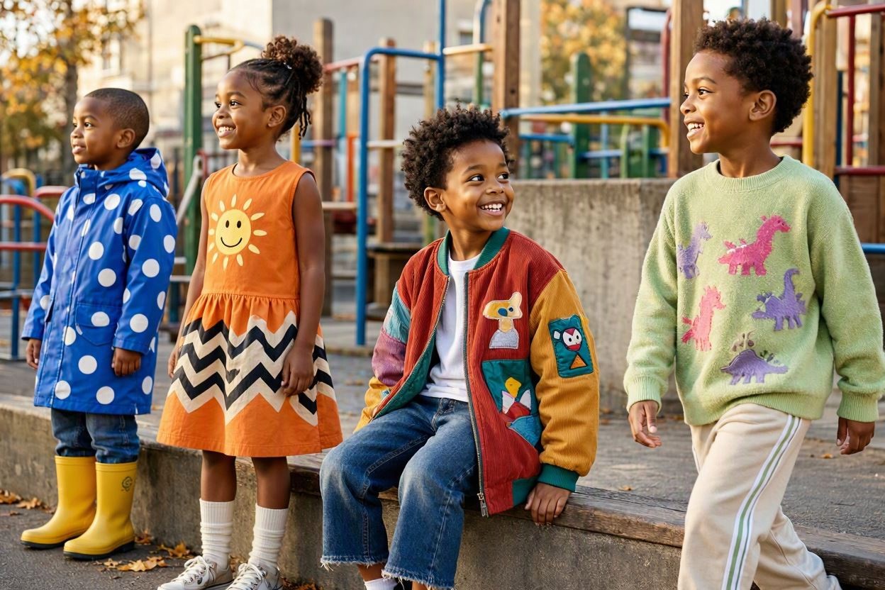 Children's Fashion Trends for Girls and Boys 5 Bold Graphics Fun Prints and Playful Patterns Children's Fashion Trends for Girls and Boys - 5