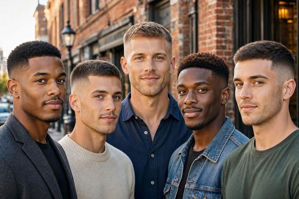 Classic Crew Cut for Effortless Everyday Style 1 10 Hairstyles Will Suit Men with Oval Faces - 7