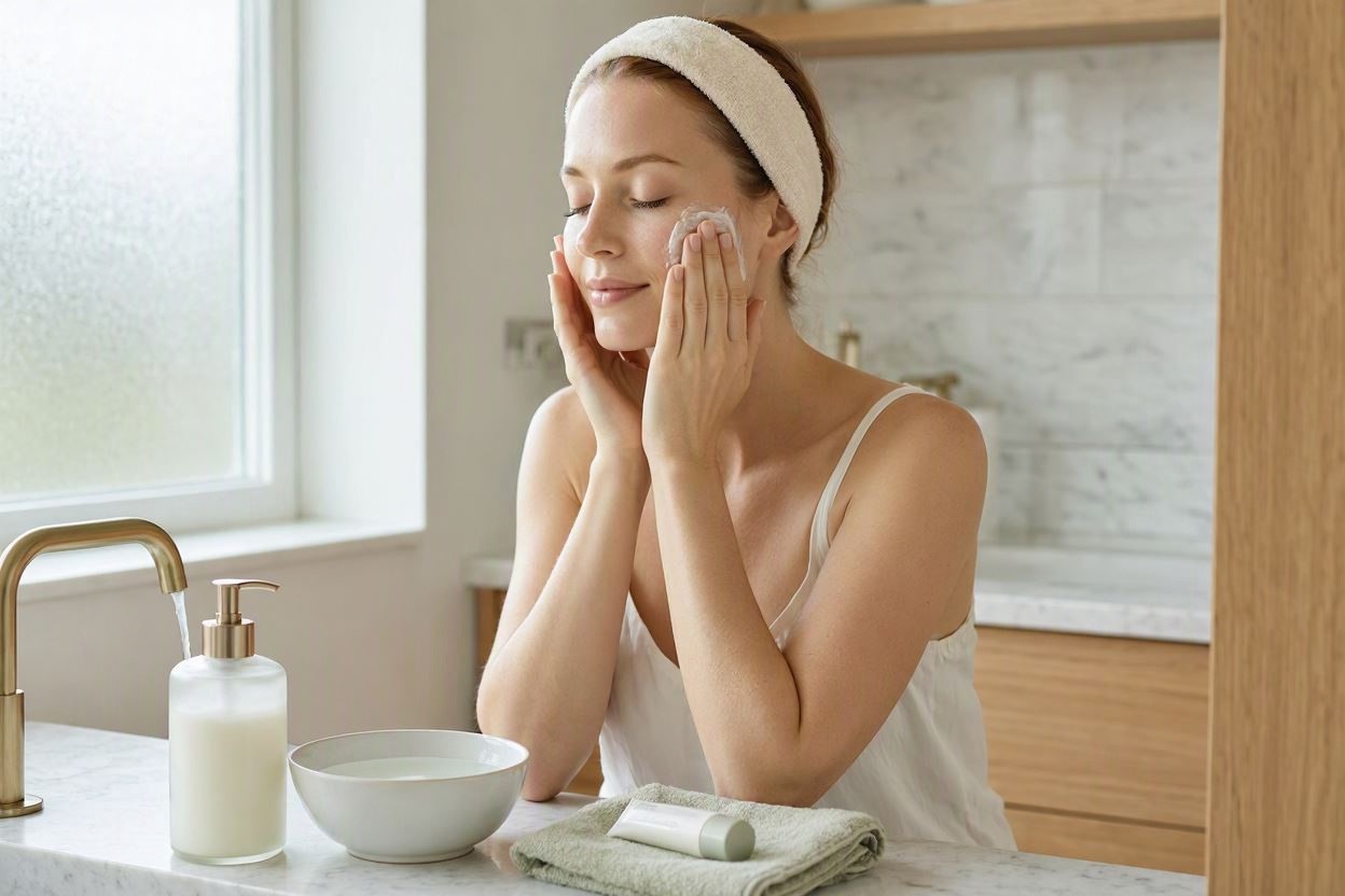 A Simple Guide to Caring for Sensitive Skin 3 Cleanse Gently Without Stripping the Skin A Simple Guide to Caring for Sensitive Skin - 3