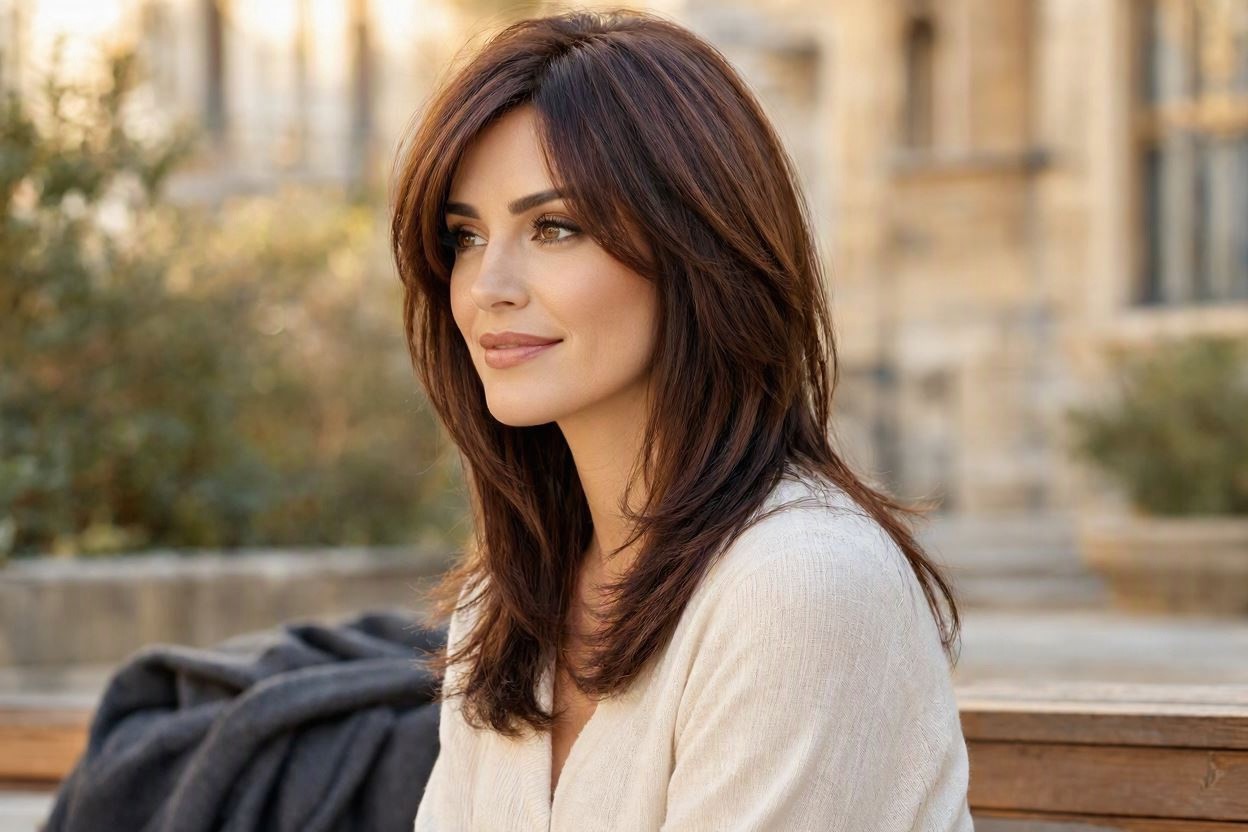 Completely Fashionable Medium Length Hairstyles 9 Face Framing Layers for a Flattering Silhouette Completely Fashionable Medium Length Hairstyles - 9