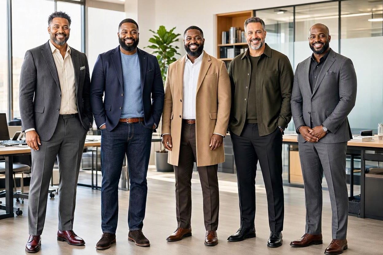 10 Fashion Tips for Plus-Size Men to Wear in Office 1 Fashion Tips for Plus Size Men to Wear in Office 10 Fashion Tips for Plus-Size Men to Wear in Office - 1