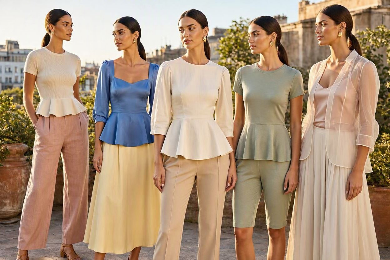 Feminine Peplum Tops and Soft Silhouettes 10 Hottest Fashion Trends of Spring & Summer - 9