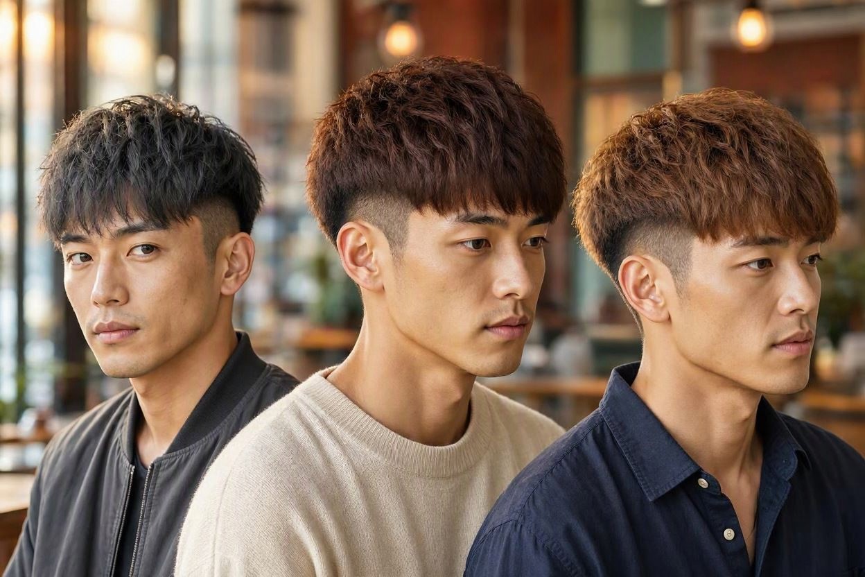 Korean Textured Two Block Cut 7 Trending Hairstyles for Men to Try in 2027 - 3