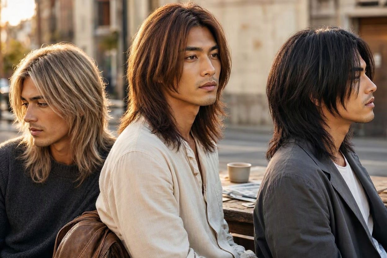 Long Layered Hair with Natural Flow 7 Trending Hairstyles for Men to Try in 2027 - 7