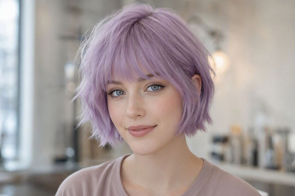 Pastel Lavender for a Playful Creative Style 12 Marvelous Color Ideas for Women with Short Hair - 13
