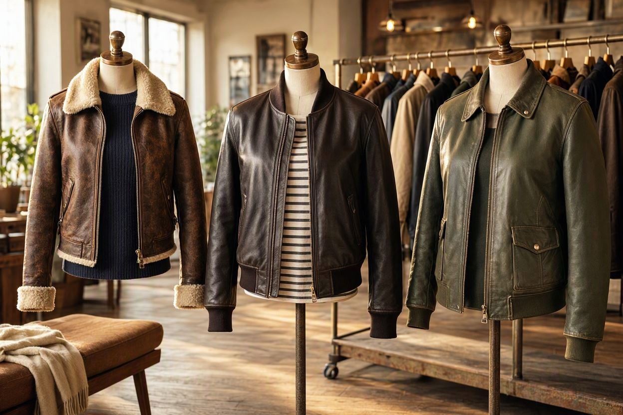 Retro Leather Flight and Bomber Jackets 10 Most Stylish Leather Jacket Trends for Women - 11 leather jackets
