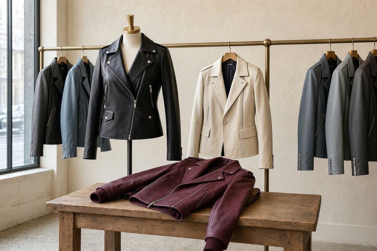 Sleek Nappa Leather Jackets for Understated 10 Most Stylish Leather Jacket Trends for Women - 12 leather jackets