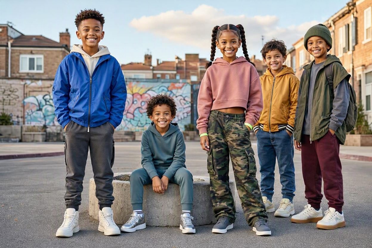 Children's Fashion Trends for Girls and Boys 3 Sporty Athleisure and Streetwear Children's Fashion Trends for Girls and Boys - 3