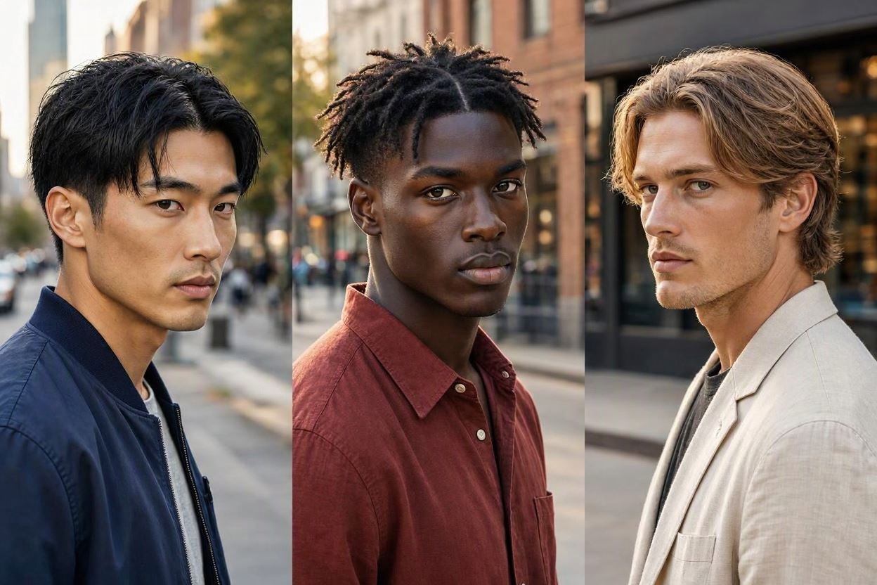 Textured Middle Part 7 Trending Hairstyles for Men to Try in 2027 - 6