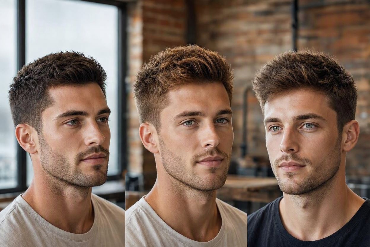 Textured Quiff for Modern Volume and Definition 10 Hairstyles Will Suit Men with Oval Faces - 4