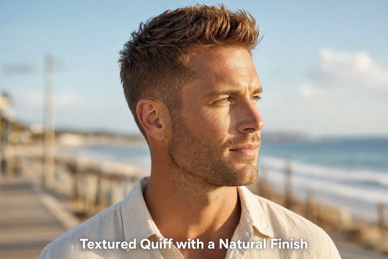 Latest 15 Men’s Hair Trends Coming for Spring & Summer 13 Textured Quiff with a Natural Finish Latest 15 Men’s Hair Trends Coming for Spring & Summer - 13