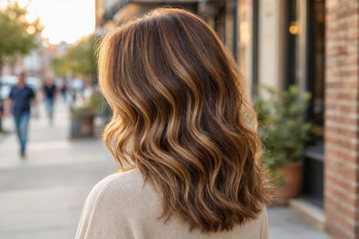 Completely Fashionable Medium Length Hairstyles 7 Wavy Medium Length Hair for Relaxed Style Completely Fashionable Medium Length Hairstyles - 7