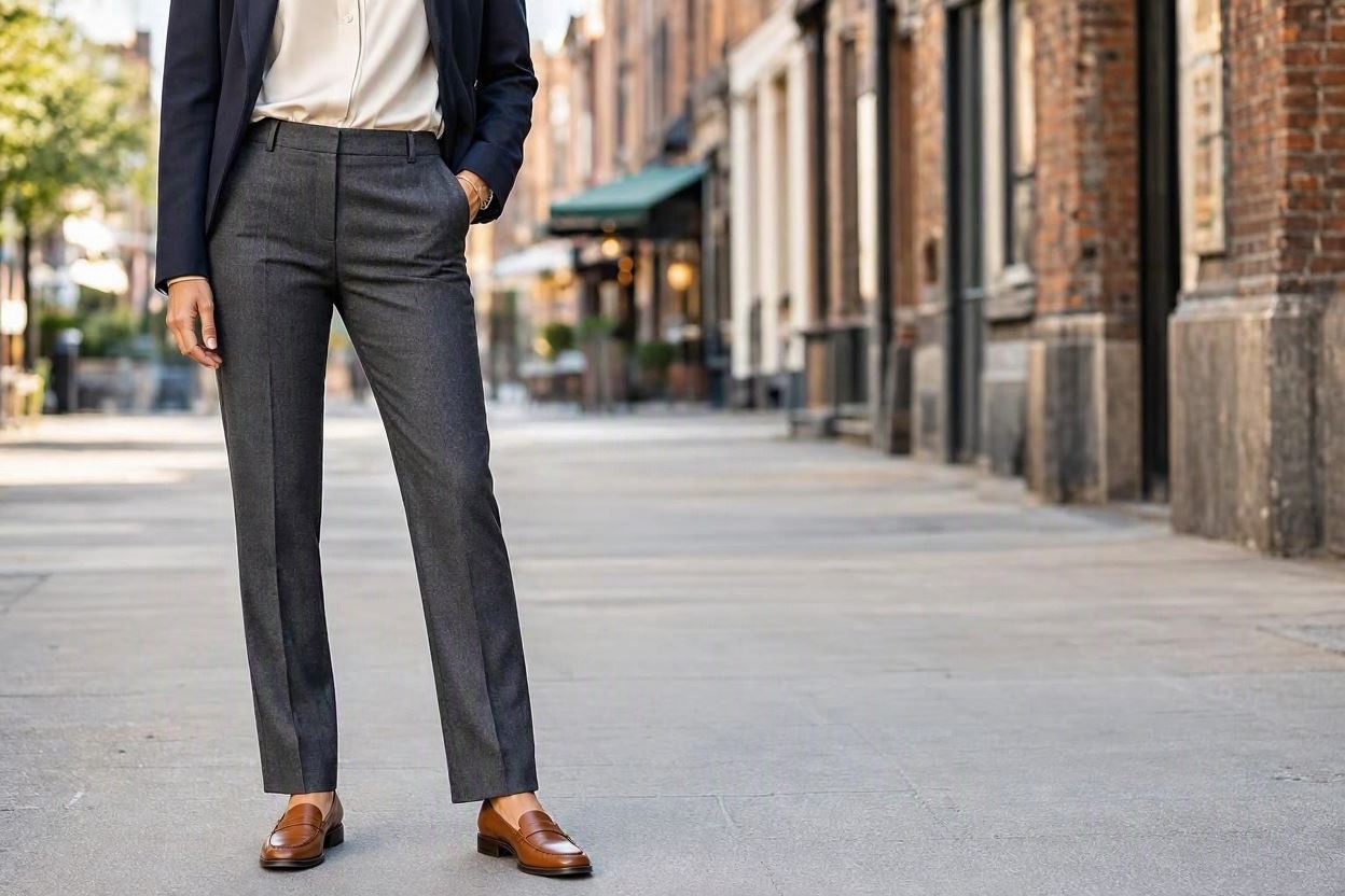 12 Must-Have Wardrobe Pieces Every Woman Over 40 Needs 4 Well Fitting Straight Leg Trousers 1 12 Must-Have Wardrobe Pieces Every Woman Over 40 Needs - 4