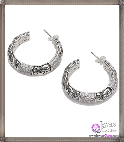 Angela by John Hardy for QVC recycled silver earrings