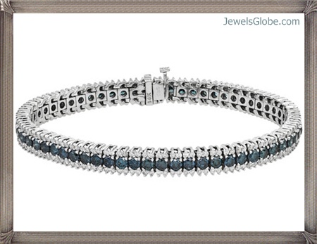 Fancy Blue Diamond Bracelet for Women
