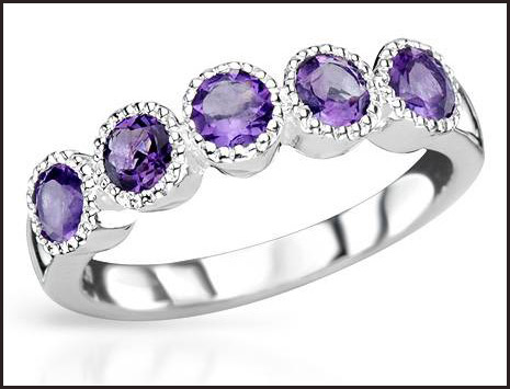 Genuine-Amethysts-Made-in-925-Sterling-silver-ring-for-women Hottest Sterling Silver Rings For Women