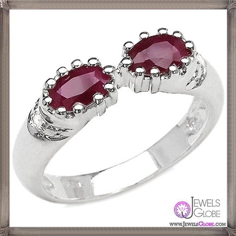 Genuine-Ruby-Diamond-Jewellery-Ruby-Ring 32+ Most Elegant Genuine Ruby Rings For Women