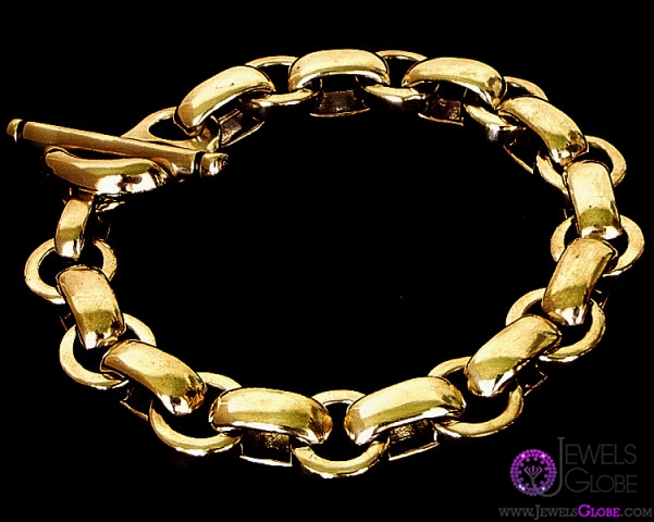 Gold Women Chain Link Bracelet