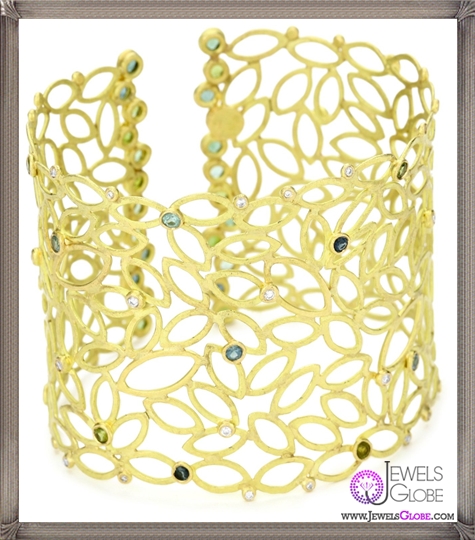 Julieli-Metaform-18k-Gold-Tourmalines-and-Diamond-Lace-Bracelet Top 7 Tips Before Buying Julieli Jewelry