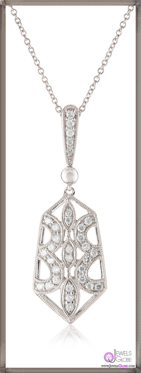 Kobelli Large Round Diamond Pendant Necklace